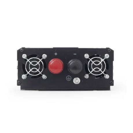 INVERTER GEMBIRD cu sinusoida simulata, Inverter auto, 800W, Schuko x 2, baterie 12V, &quot;EG-PWC-044&quot;, (include TV 3 lei)
