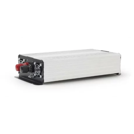 INVERTER GEMBIRD cu sinusoida simulata, Inverter auto, 800W, Schuko x 2, baterie 12V, &quot;EG-PWC-044&quot;, (include TV 3 lei)
