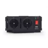 INVERTER GEMBIRD cu sinusoida simulata, Inverter auto, 800W, Schuko x 2, baterie 12V, &quot;EG-PWC-044&quot;, (include TV 3 lei)