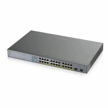 GS1300-26HP pt CCTV | 26 x 10/100/1000 Mbps Mbit/s | 2 x 10/100/1000 SFP | 24 x POEUnmanaged | PoE