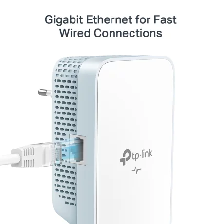 KIT ADAPTOR + Amplificator POWERLINE. AV1000 Gigabit AC, TP-LINK &quot;TL-WPA7517 KIT&quot; (include timbru verde 1.5 lei)