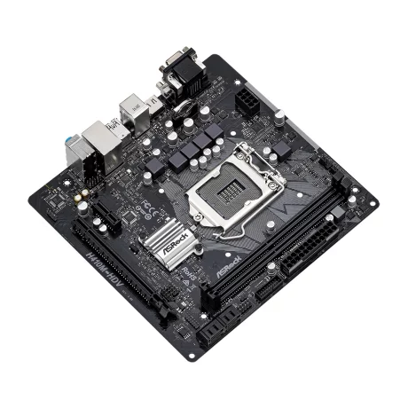 PLACA de BAZA Asrock H410M-HDV R2.0, skt LGA 1200, Intel H410, mATX, slot RAM 2 x DDR4, max 64 GB, 4x S-ATA 3, nux M.2, 1x PCI-E, PCI-E3.0 x 16 x 1, PCI-E3.0 x 1 x 1, LAN 10/100/1000 Mbps, HDMI, DVI -D, VGA, 7.1, &quot;H410M-HDV R2.0&quot;