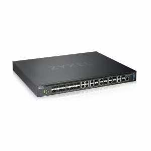XS3800-28-ZZ0101F|16 x 1G/10G SFP+| 8 x multi-Gigabit combo (100M/1G/2.5G/5G/10G) RJ-45/(1G/10G) SFP+|4 x 100M/1G/2.5G/5G/10G Ethernet (RJ-45)| Layer 2+| Full Management| Montabil in rack | Bundle licenta 1 an Nebula Cloud