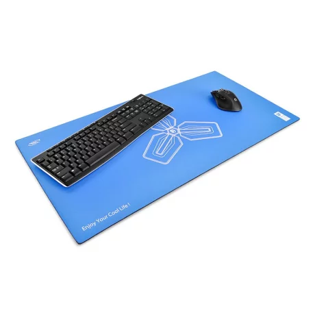 Mouse PAD DEEPCOOL,  gaming, cauciuc material textil, 800x400x4 mm, albastru, DC_PAD