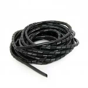 Folie spiralata GEMBIRD, lungime 10m, diametru 12mm, pentru protectie cabluri, negru, &quot;CM-WR1210-01&quot;