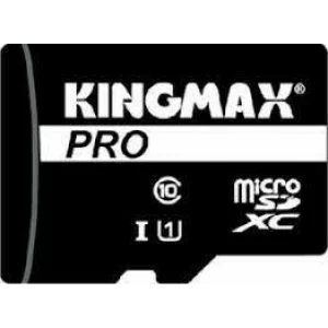 CARD MicroSD KINGMAX, 64 GB, MicroSDHC, clasa 10, standard UHS-I U1, KM-PS04-64GB-PRO