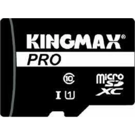 CARD MicroSD KINGMAX, 64 GB, MicroSDHC, clasa 10, standard UHS-I U1, KM-PS04-64GB-PRO