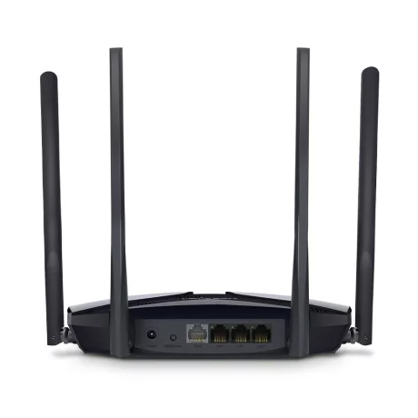 ROUTER MERCUSYS wireless  1800Mbps, 4 porturi LAN Gigabit, 1 port WAN Gigabit, Dual Band AC1800 4 x antena externa, Wi-Fi 6, &quot;MR70X&quot; (include timbru verde 1.5 lei)