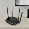 ROUTER MERCUSYS wireless  1800Mbps, 4 porturi LAN Gigabit, 1 port WAN Gigabit, Dual Band AC1800 4 x antena externa, Wi-Fi 6, &quot;MR70X&quot; (include timbru verde 1.5 lei)