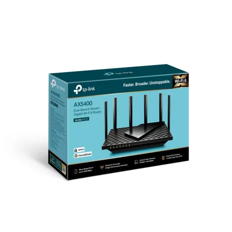 ROUTER TP-LINK wireless 5400Mbps, WI-FI 6 Archer AX73