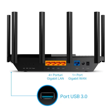 ROUTER TP-LINK wireless 5400Mbps, WI-FI 6 Archer AX73