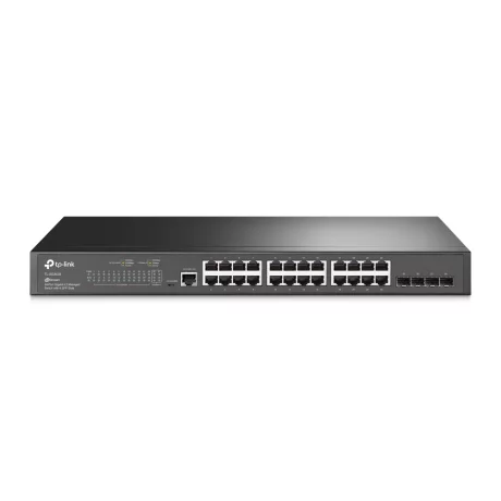 Switch TP-Link cu management L2, 24 Porturi Gigabit, 4 x SFP Gigabit &quot;TL-SG3428&quot; (include timbru verde 1.5 lei)