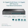 Switch TP-Link cu management L2+, 8 Porturi Gigabit, 2 x SFP Gigabit TL-SG3210