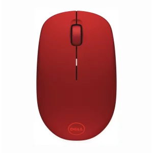 MOUSE DELL, &quot;WM126&quot;, notebook, PC, wireless, 2.4 GHz, optic, 1000 dpi, butoane/scroll 3/1, rosu, &quot;570-AAQE&quot; (include TV 0.15 lei)