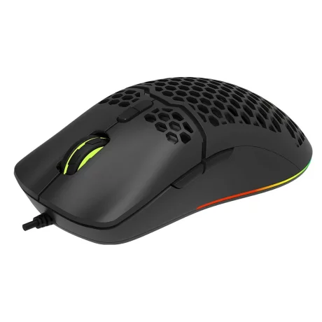 MOUSE DELUX, gaming, cu fir, USB, optic, negru, M700A