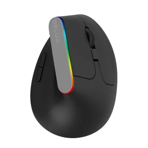 MOUSE DELUX, notebook, PC, iluminare, negru, M618C