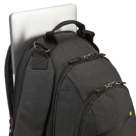 RUCSAC CASE LOGIC, pt. notebook de max. 15.6&quot;, 2 compartimente,  poliester, gri/ albastru, Berkeley II