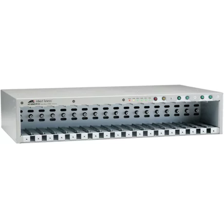 18-Slot Chassis for MMC2xxx Media Converters, one AC Multi-Region PSU &quot;AT-MMCR18-60&quot;