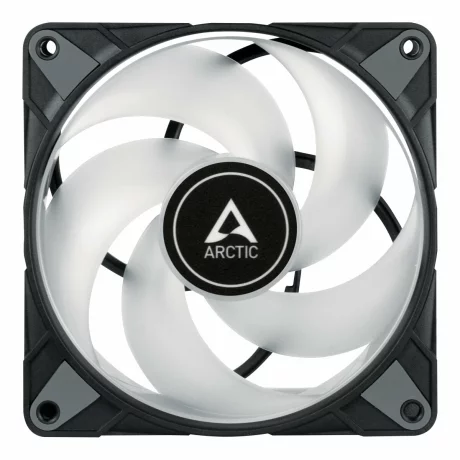 VENTILATOR ARCTIC PC 120x120x25 mm, &quot;P12 PWM PST A-RGB 0dB&quot;, w/ PWM &amp;amp; cablu PST, low noise FD bearing, high static pressure, black &quot;ACFAN00231A&quot;