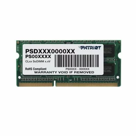 SODIMM PATRIOT, 4 GB DDR3, 1600 MHz, low voltage PSD34G1600L81S