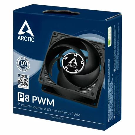 VENTILATOR ARCTIC PC 80x80x25 mm, P8 PWM ACFAN00149A