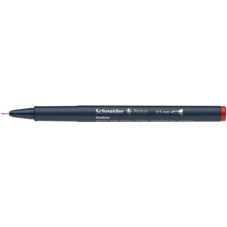 Fineliner Schneider Pictus 0,5 mm Rosu