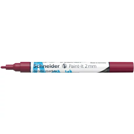 Marker cu vopsea acrilică Paint-It 310 2 mm Schneider Visiniu