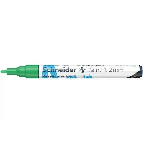 Marker cu vopsea acrilică Paint-It 310 2 mm Schneider Verde