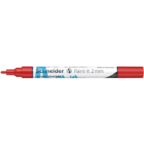 Marker cu vopsea acrilică Paint-It 310 2 mm Schneider Rosu