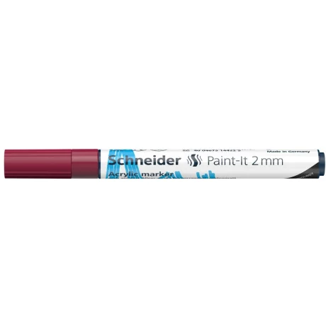 Marker cu vopsea acrilică Paint-It 310 2 mm Schneider Visiniu