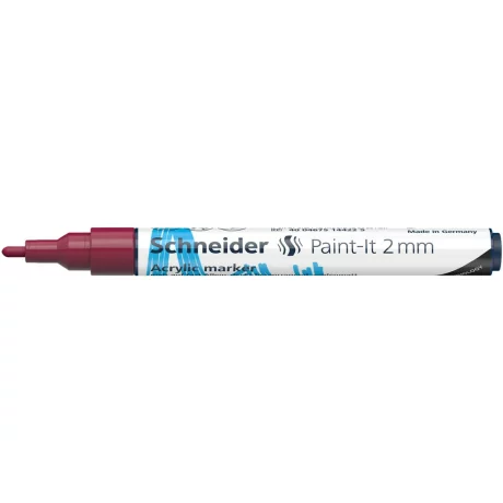 Marker cu vopsea acrilică Paint-It 310 2 mm Schneider Visiniu