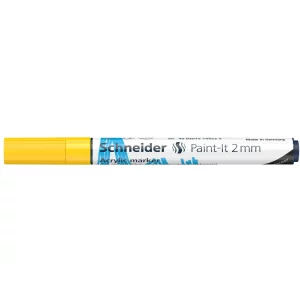 Marker cu vopsea acrilică Paint-It 310 2 mm Schneider Galben