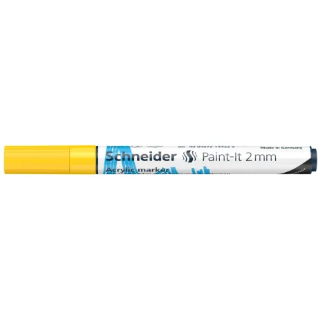 Marker cu vopsea acrilică Paint-It 310 2 mm Schneider Galben