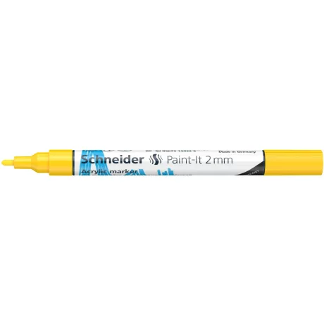 Marker cu vopsea acrilică Paint-It 310 2 mm Schneider Galben