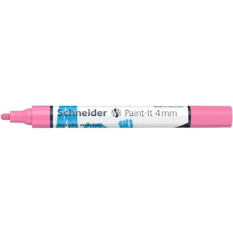 Marker cu vopsea acrilica Schneider Paint-It 320 4 mm Roz Pastel