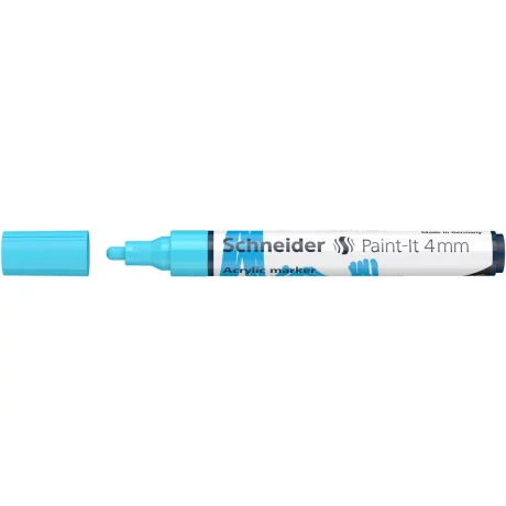 Marker cu vopsea acrilica Schneider Paint-It 320 4 mm Bleu