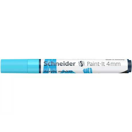 Marker cu vopsea acrilica Schneider Paint-It 320 4 mm Bleu