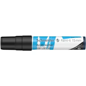 Marker cu vopsea acrilica Paint-It 330 15 mm Schneider Negru