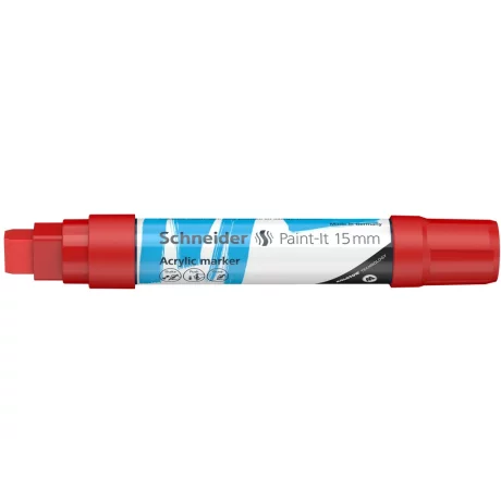 Marker cu vopsea acrilica Paint-It 330 15 mm Schneider Rosu