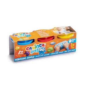 Plastilină Baby Dough Carioca 3x75 g/cutie
