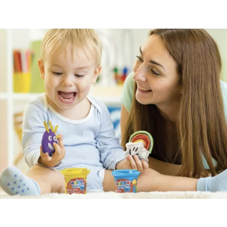 Plastilină Baby Dough Carioca 3x75 g/cutie