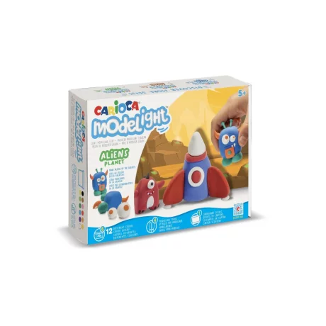 Plastilina ModeLight Maxi PlayBox Carioca Alien