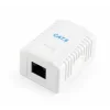 PRIZA RJ45 GEMBIRD Cat6. pt.  UTP, 1 x RJ45, white, NCAC-1U6-01