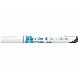 Marker cu vopsea acrilică Paint-It 310 2 mm Schneider Alb