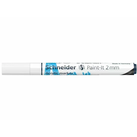 Marker cu vopsea acrilică Paint-It 310 2 mm Schneider Alb