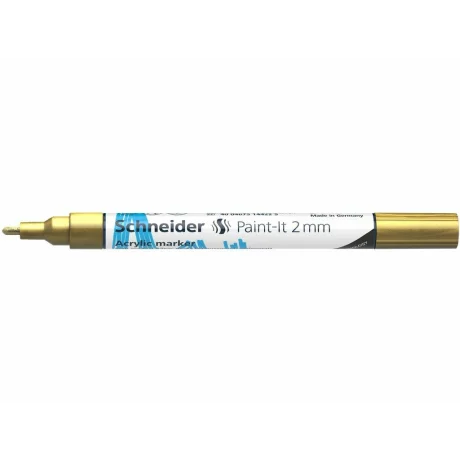 Marker cu vopsea acrilică Paint-It 310 2 mm Schneider Auriu