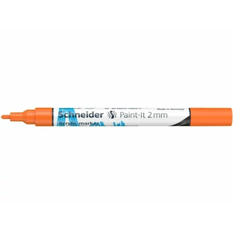 Marker cu vopsea acrilică Paint-It 310 2 mm Schneider Portocaliu