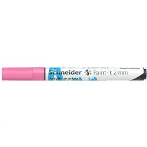 Marker cu vopsea acrilica Schneider Paint-It 310 2 mm Roz Pastel