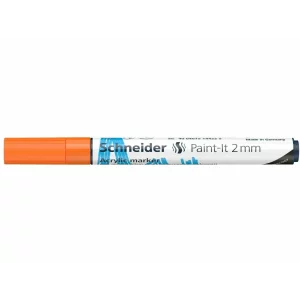 Marker cu vopsea acrilică Paint-It 310 2 mm Schneider Portocaliu