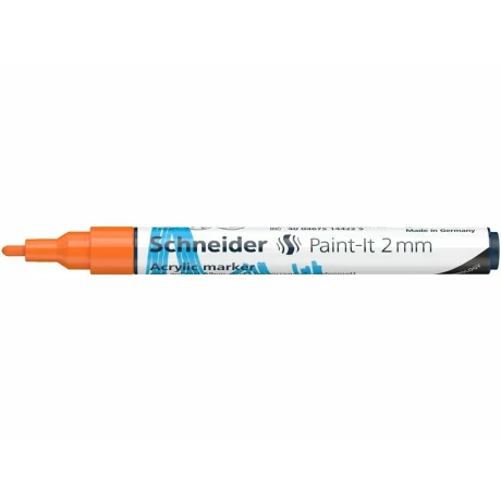 Marker cu vopsea acrilică Paint-It 310 2 mm Schneider Portocaliu